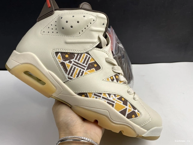 Rep AIR Brown (2020) CZ4152-100 Retro 6 Sail Jordan Quai54 0816